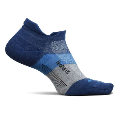 Feetures Elite Light Cushion No-Show Socks Blue