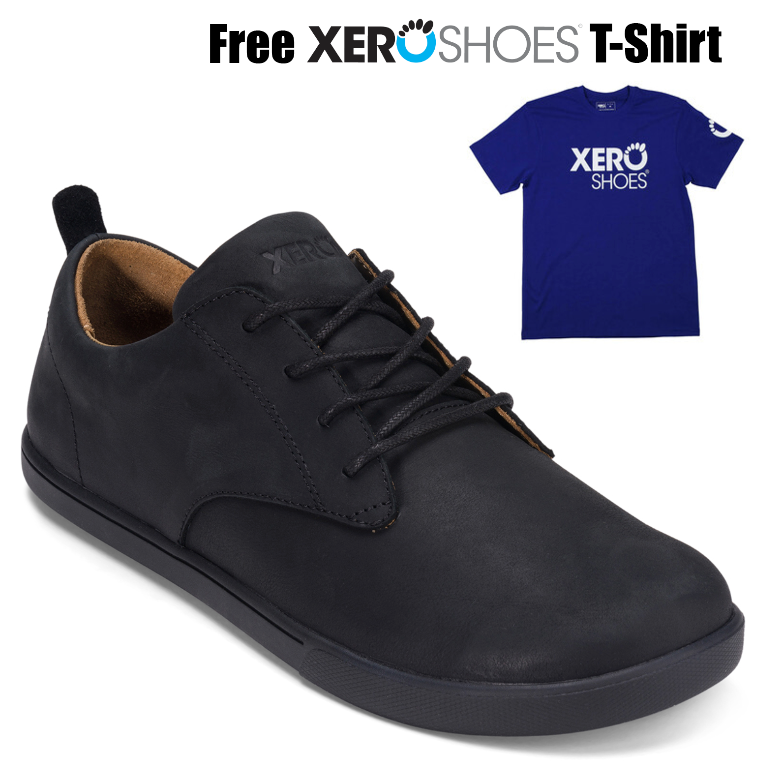 Xero Glenn Mens Black Barefoot shoes