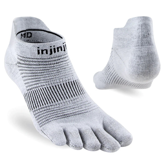 Injinji Run Original Weight No Show Grey