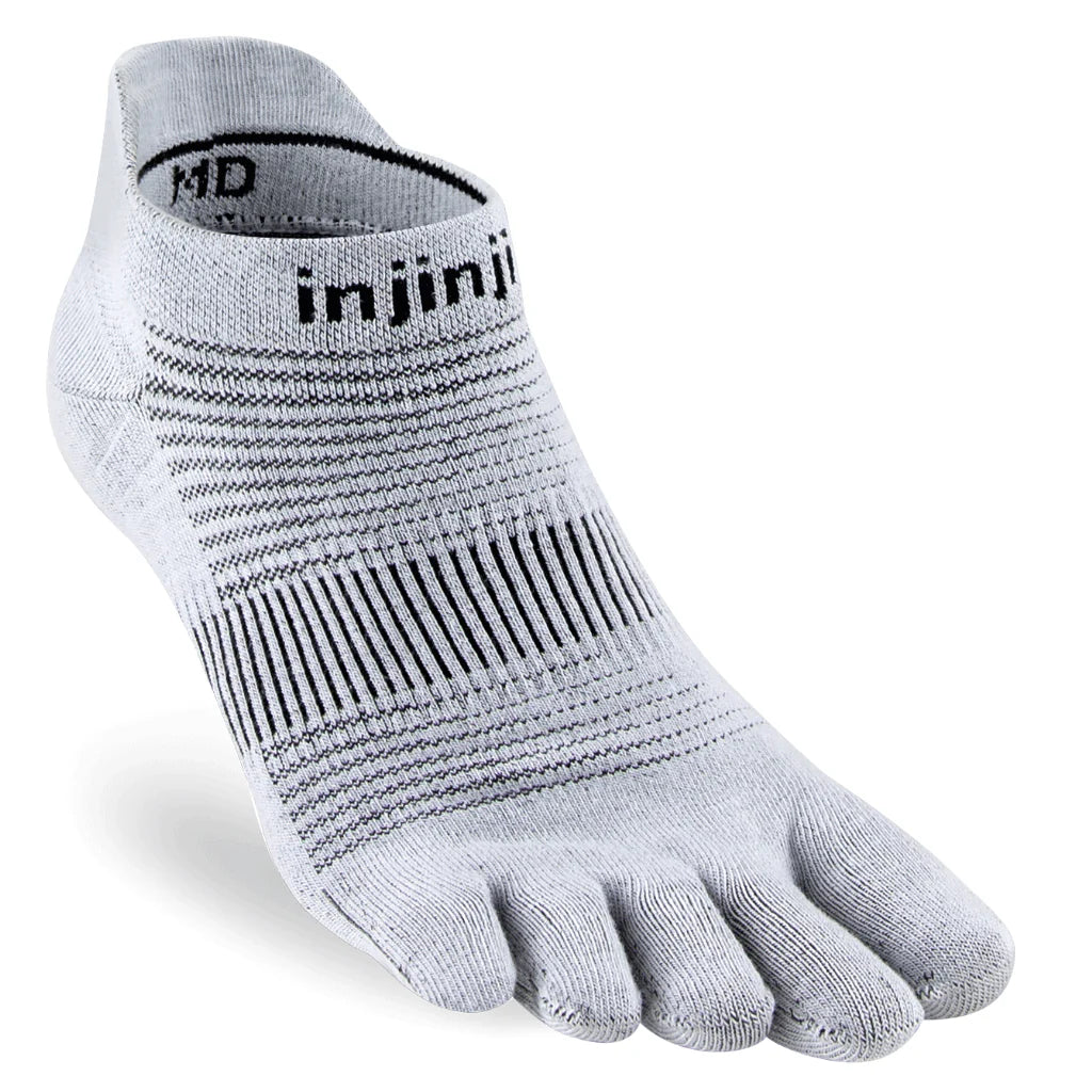 Injinji Run Original Weight No Show Grey