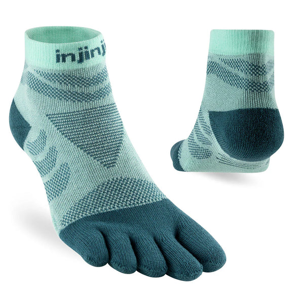 Injinji Women's Ultra Run Mini-Crew Glacier