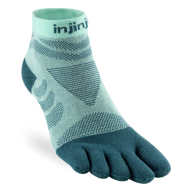 Injinji Women's Ultra Run Mini-Crew Glacier