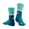 CEP Run Mid Cut Socks 4.0 Women's Ocean Petrol Melbourne