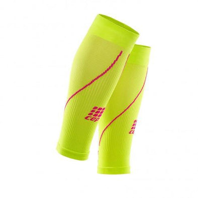 CEP Women's Compression Calf Sleeve 2.0 Lime Pink