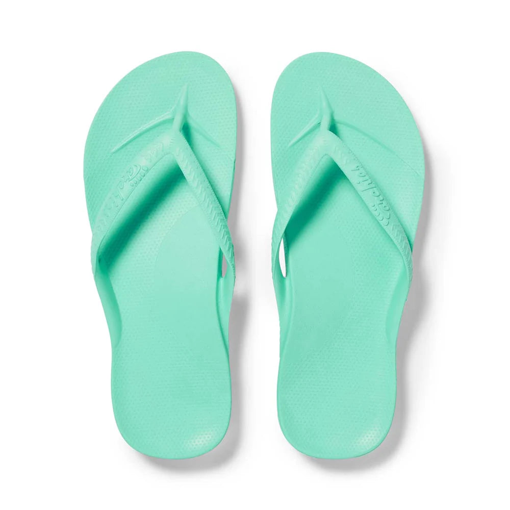 Archies Arch Support Kids Thongs Mint