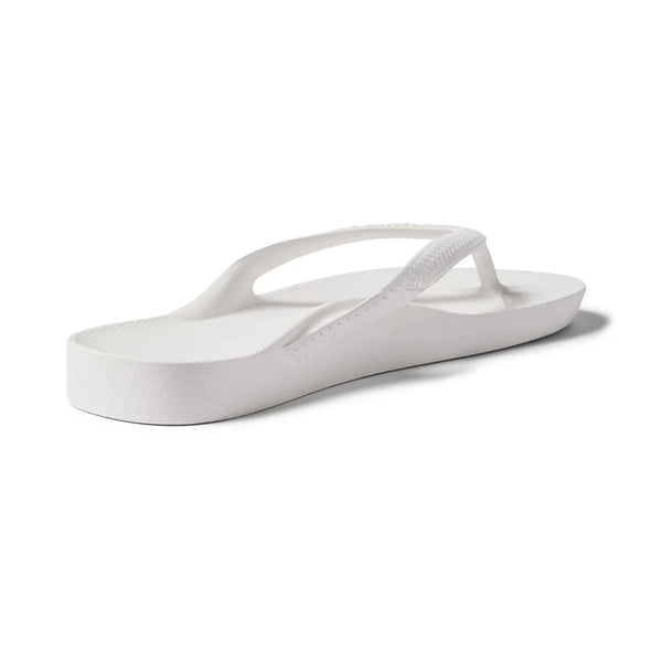 Archies Arch Support Thongs White