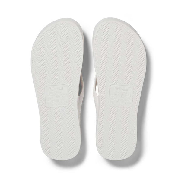 Archies Arch Support Thongs White