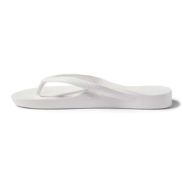 Archies Arch Support Thongs White