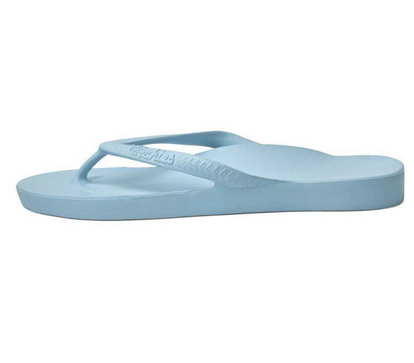 Archies Arch Support Thongs Sky Blue