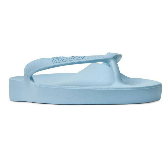 Archies Arch Support Thongs Sky Blue