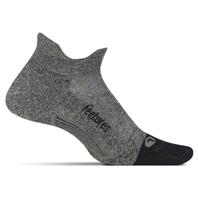 Feetures Elite Light Cushion No-Show Socks Grey