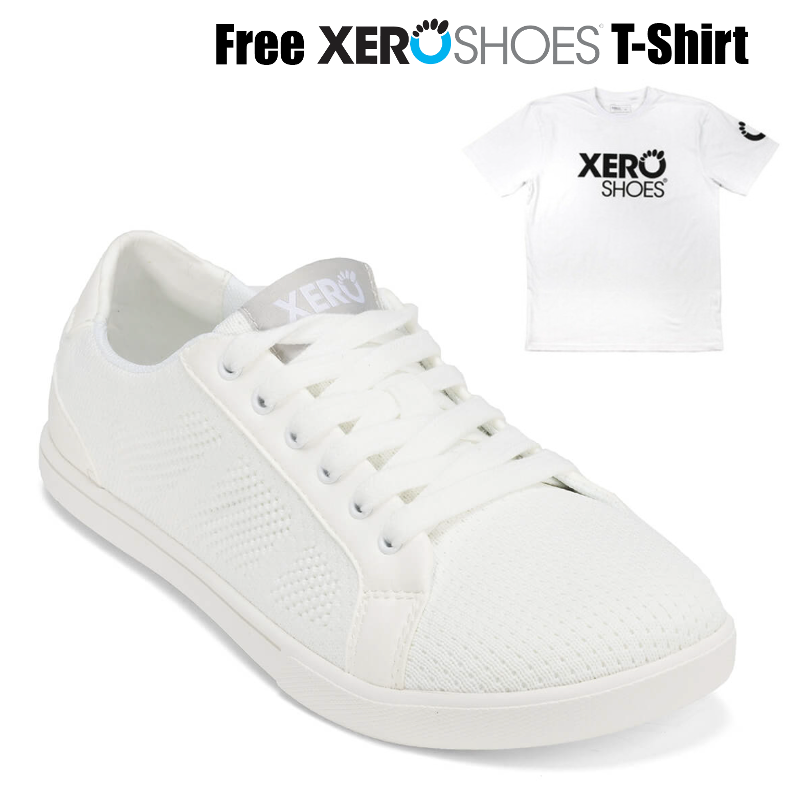 Xero Dillon Womens White barefoot shoes