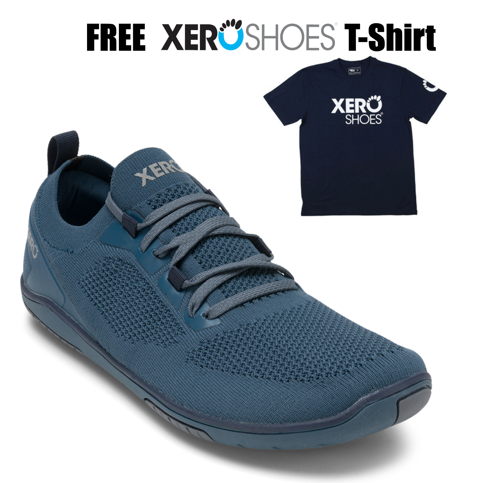 Xero Nexus Knit Men's Orion Blue Barefoot shoes