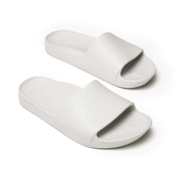 Archies Arch Support Slides White