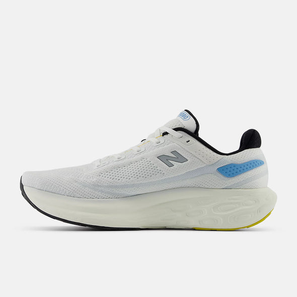 New Balance Fresh Foam X 1080V13 Men's White Black Coastal Blue running shoes