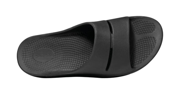 OOFOS Ooahh Recovery Slide Black Cushioning