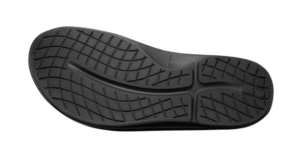 OOFOS Ooahh Recovery Slide Black sole design