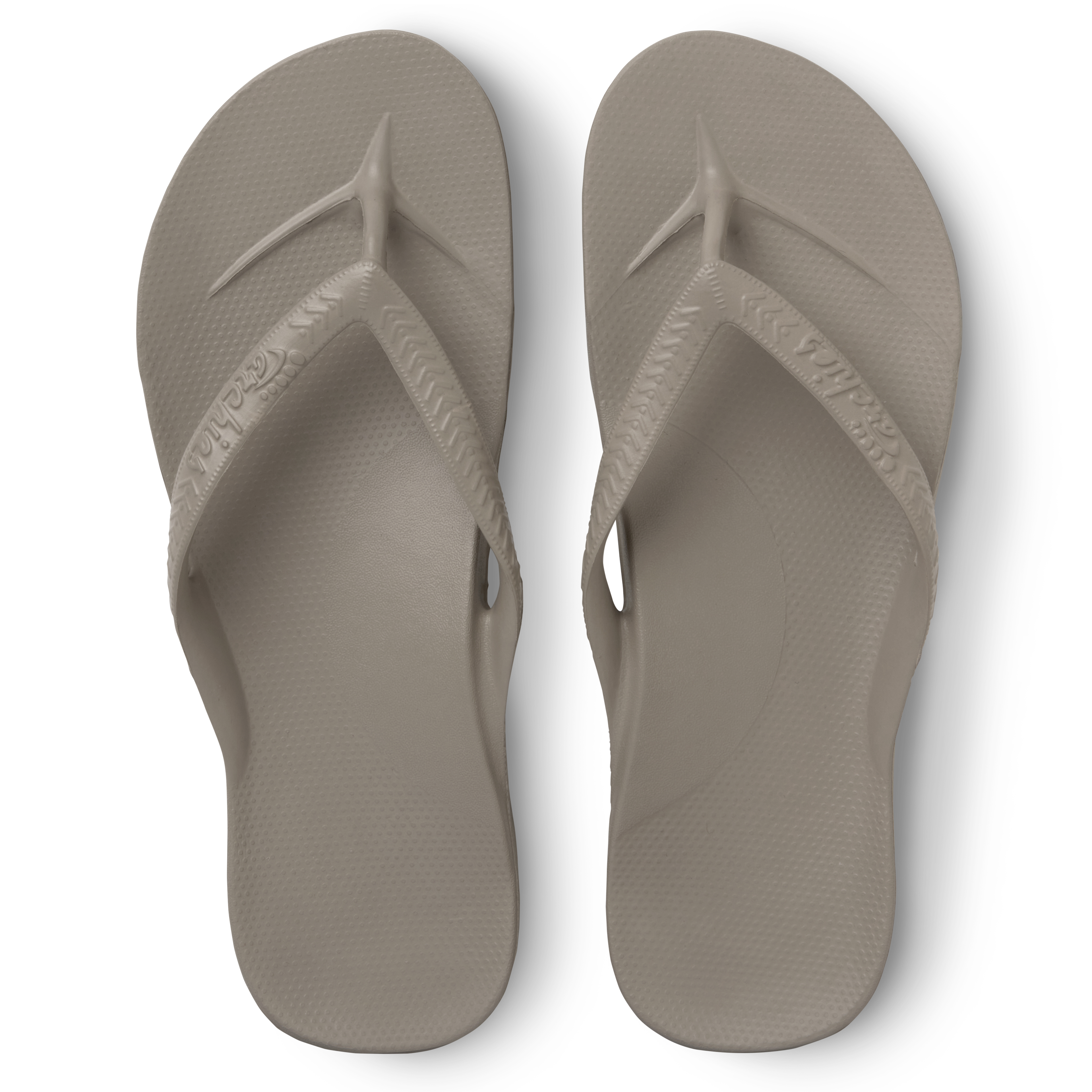 Archies Arch Support Thongs Taupe