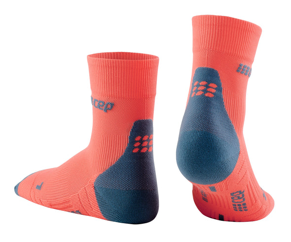 CEP Run Socks Short Cut 3.0 Coral Grey